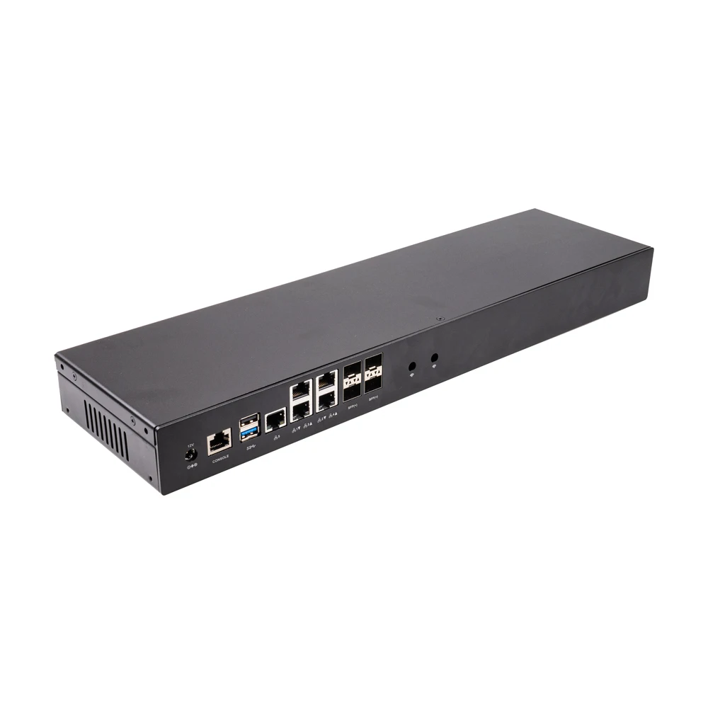 Spedizione Gratuita Qotom 1U Rackmount Sfp + 10Gb/Sfp 1Gb /2.5G / I225 2.5Gb Lan C3558R C3758 C3758R Pfsense Firewall Home Router