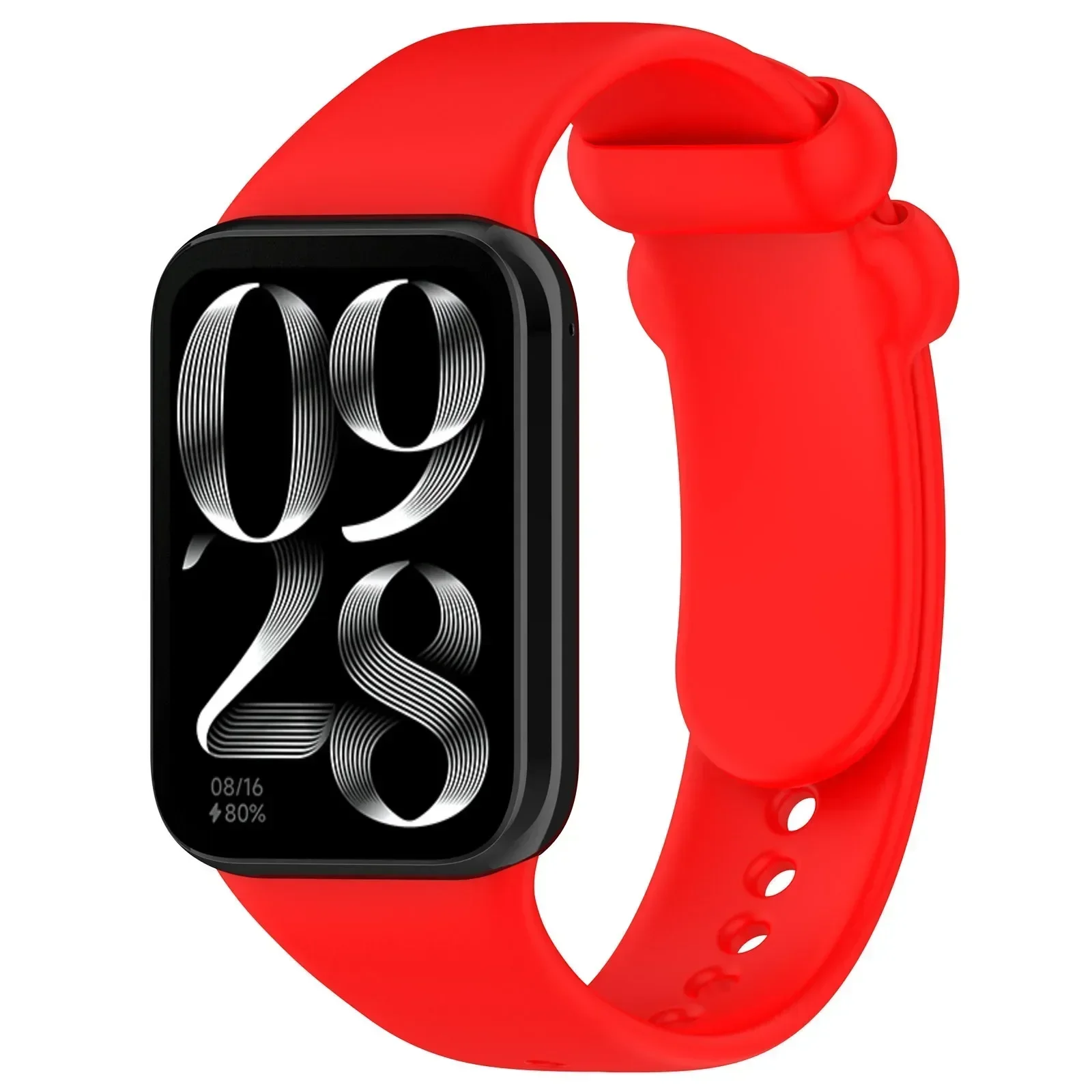 Silicone Sport Smartwatch Replacement Wristband - Adjustable Strap Bracelet Accessories