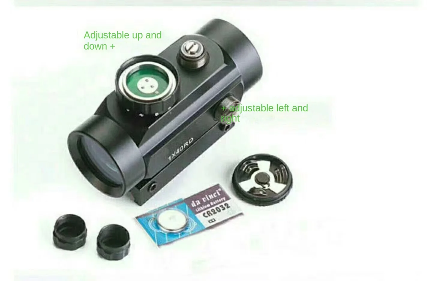 1x40. Teleskop jednorurowy kalibrator ze stopu aluminium podróżny wielowarstwowy lekki precyzyjny 3 MOA czerwona kropka wodoodporny 4 1x40. Teleskop jednorurowy kalibrator ze stopu aluminium podróżny wielowarstwowy lekki precyzyjny 3 MOA czerwona kropka wodoodporny - Image 4