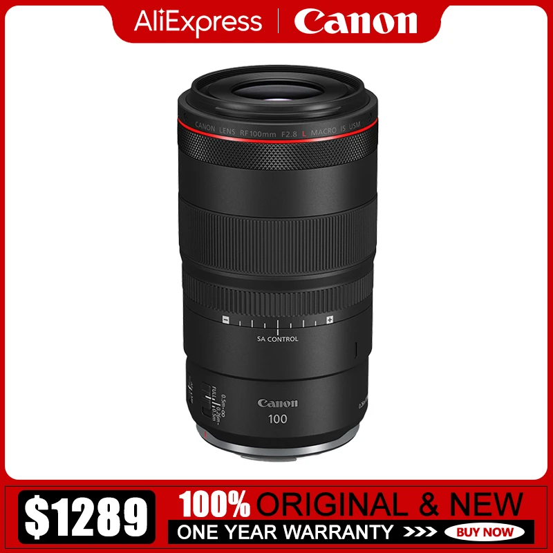 Canon RF 100mm F2.8 L MACRO IS USM Lens Medium Telephoto AF Lente Full Frame Mirrorless Camera