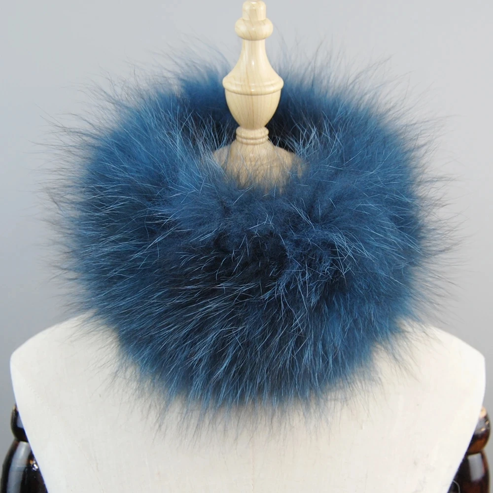 2025 Women&rsquo;s Winter Warm Real Fox Fur Scarf Fur Headbands Fox Scarves Luxury Neck Warmer Good Elastic Natural Mufflers rabbit fur scarf