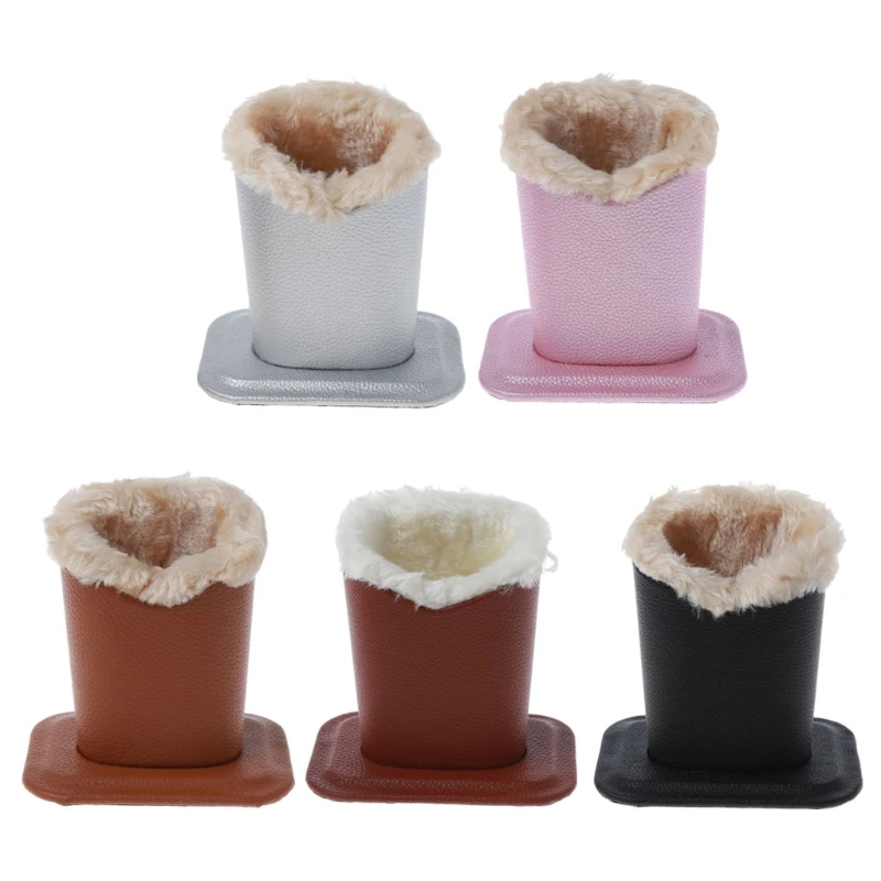 

PU Leather Eyeglass Holders Sunglass Stands with Soft Plush Lining Eyeglass Holder Stands Safe Plush Lined Glasses Case