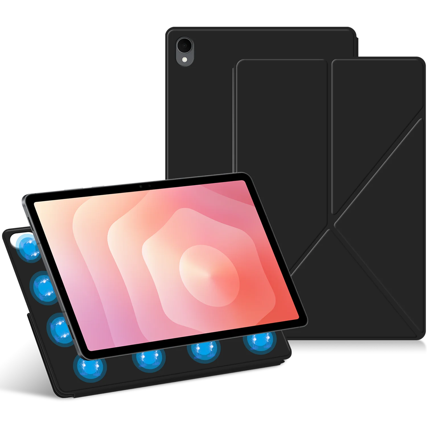 Enhanced Multi-Folding Stand Magnetic Smart Case