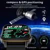 New Sports GPS tracker AMOLED Smartwatch Men Compass Military Outdoor Sports Bluetooth Call Watch 2.01 inch HD screen for Huawei 3