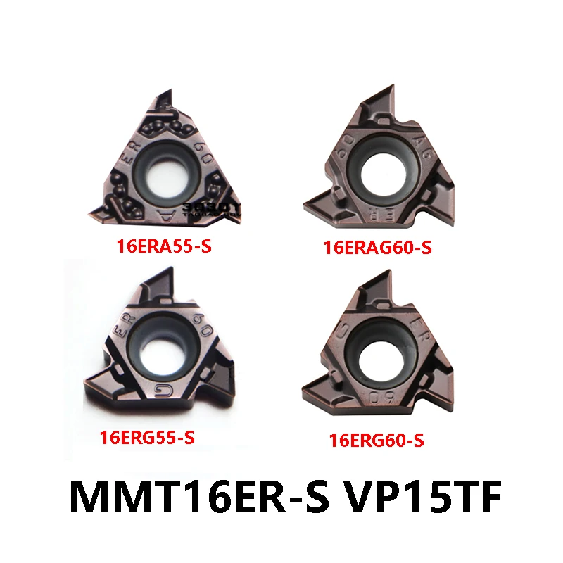 

Original MMT 16ER MMT16ERA55-S MMT16ERA60-S MMT16ERAG55-S MMT16ERAG60-S MMT16ERG55-S MMT16ERG60-S VP15TF Turning Tool Inserts