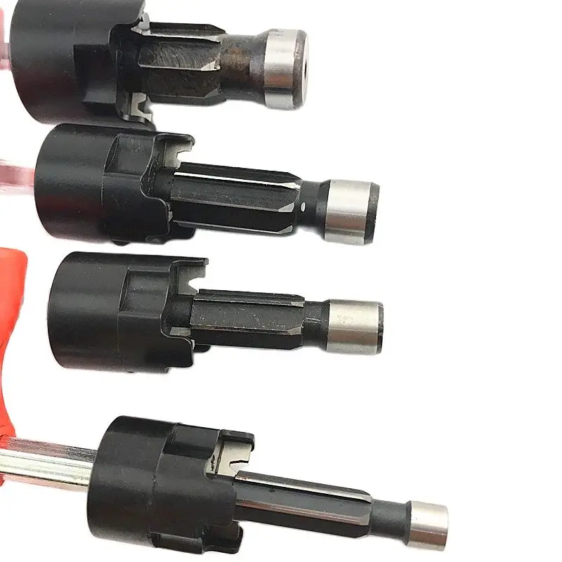 1 Set Multifunct Hand Pipe Reamer 16/20/26/32mm Manual Reamer Pipeline Calibrator Multi-layer For Plastic Pipe Plumbing Tools 5