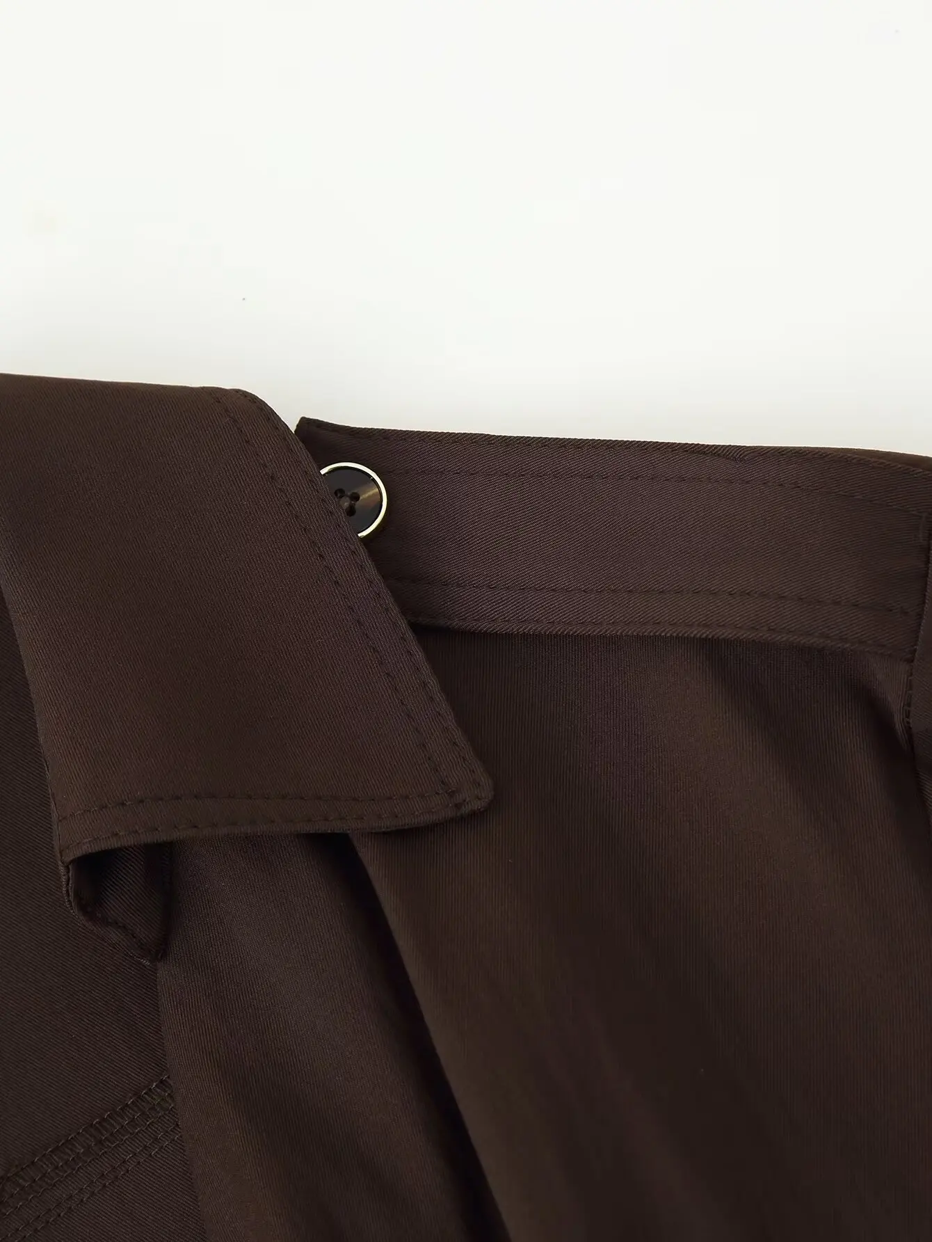 Women Elegant V-Neck Midi Dress Female Long Sleeve Shoulder Strap with Belted Slit Hem Chic Autumn Winter High Street Slim Dress