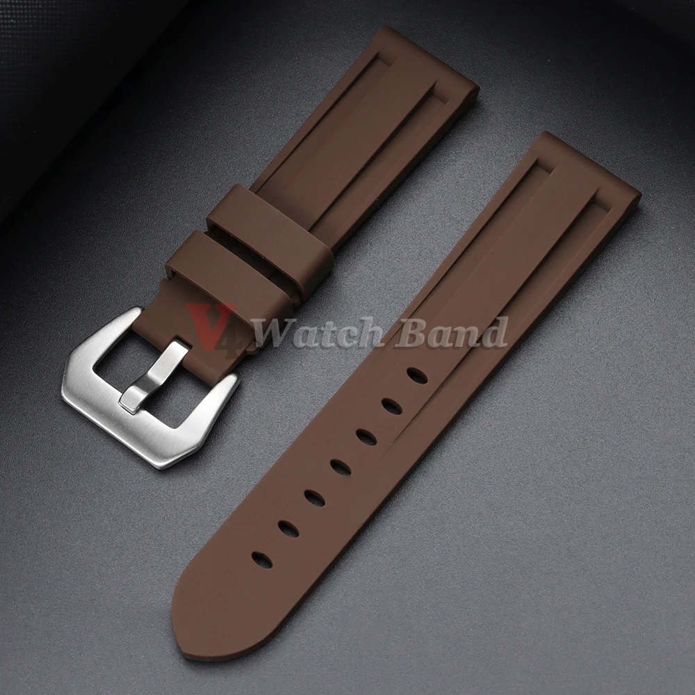Deluxe Silicone Waterproof Sports Watch Band for Men - Universal Fit Wristband
