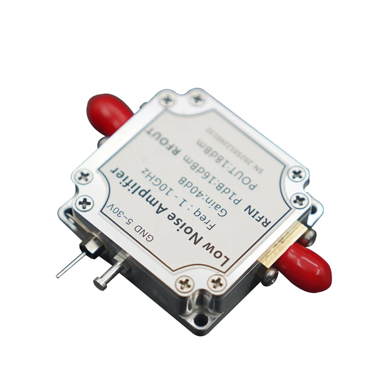 Low-noise amplifier 1-10GHz high-linearity pre-gain amplifier Gain 40dB power am