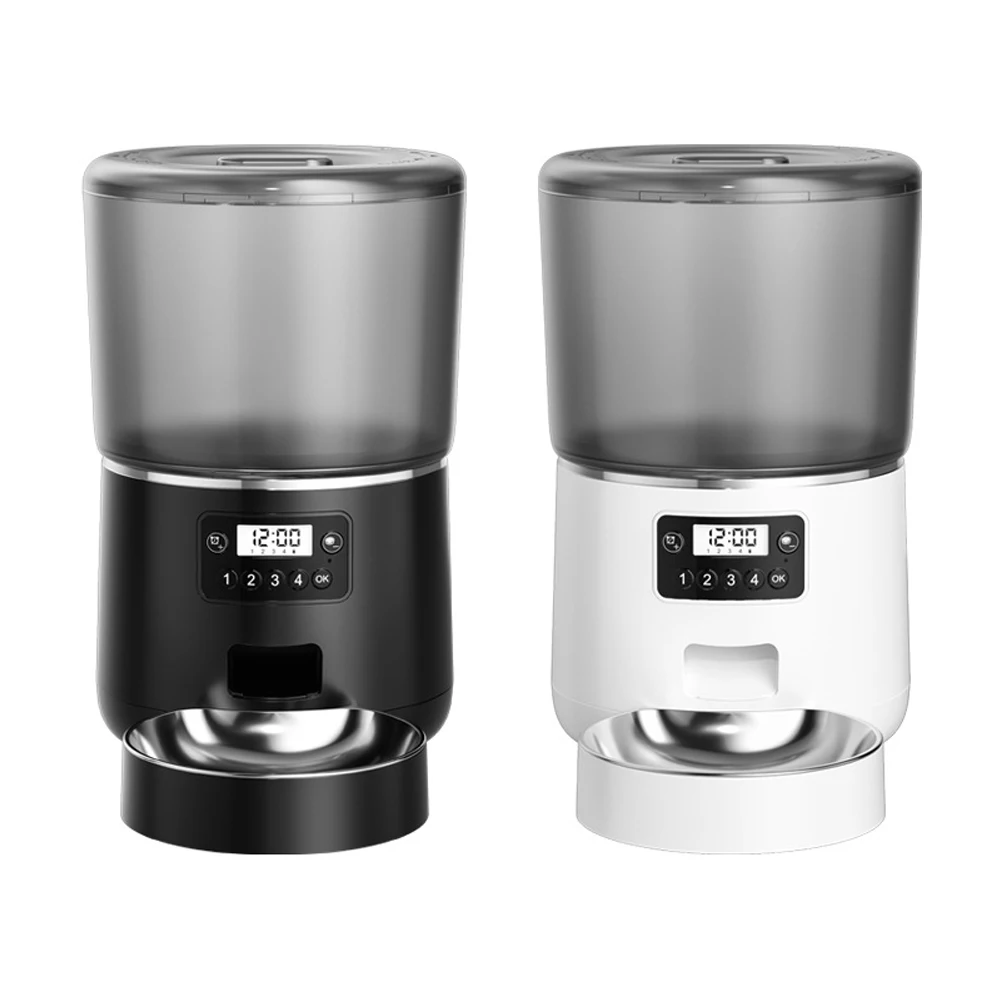 new4LAutomaticPetSmartTimedDosingFeederElfFoodDispenserfor