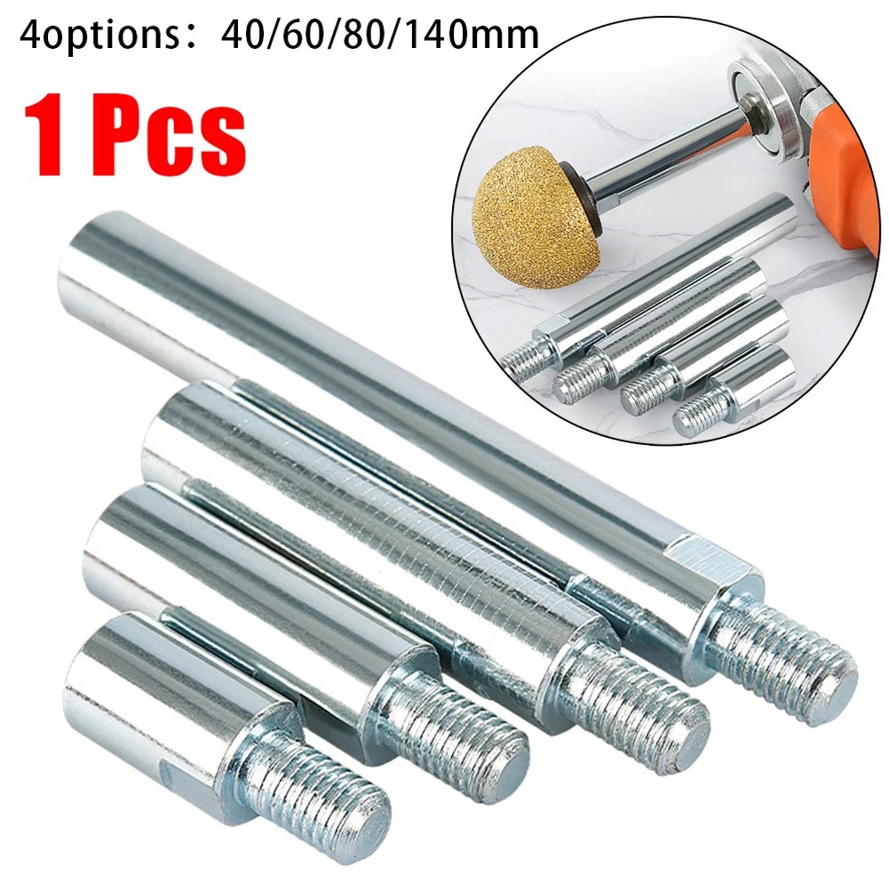 Angle Grinder Extension Rod M10 40/60/80/140mm Thread Adapter Rod Polishing Pad Grinding Connecting Rod Polisher Accessories 3pcs m14 angle grinder extension rod 75 100 140mm thread adapter rod polishing pad grinding connection rod polisher accessories