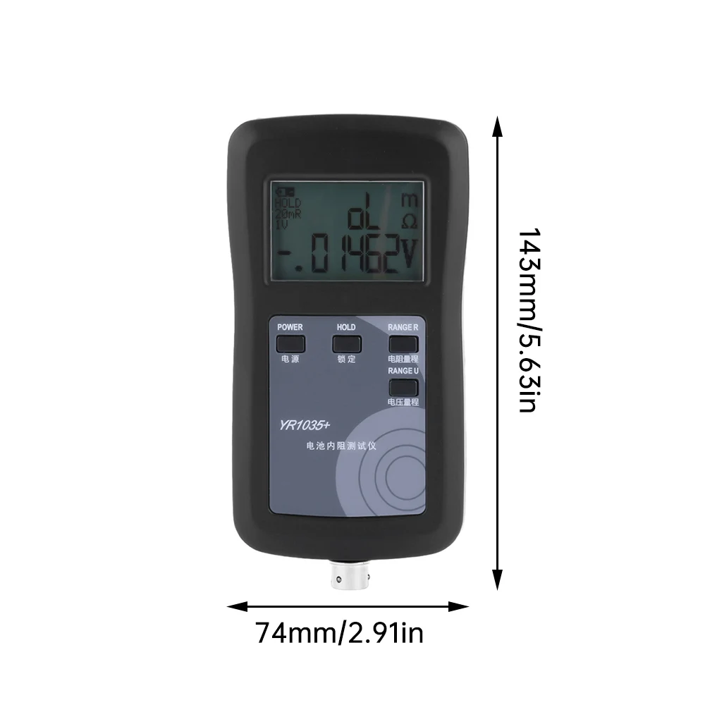 YR1030+ YR1035+ Lithium Battery Internal Resistance Tester High-precision Battery Tester Resistance Test Instrument DC 0-100V Resistance Tester