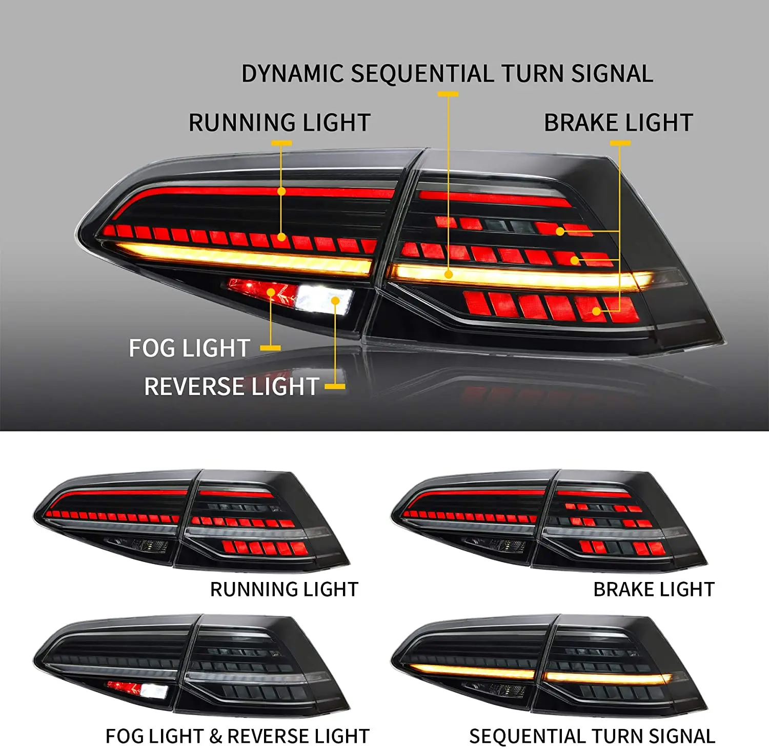 VW GOLF MK7.5 - GTI LOGO LED / EINBAU und CODIERUNG 