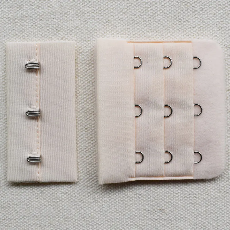 5.6cm 3 Row Bra Hook And Eye Extenders Strap Extension Adjustable Belt Handmade Women Buckle Various Sizes Accessories DIY