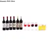 1:12 Dollhouse Miniature Wine Glass Mini Red Wine Cup Model For OB11 BJD Doll House Kitchen Restaurant Decor Accessories 2