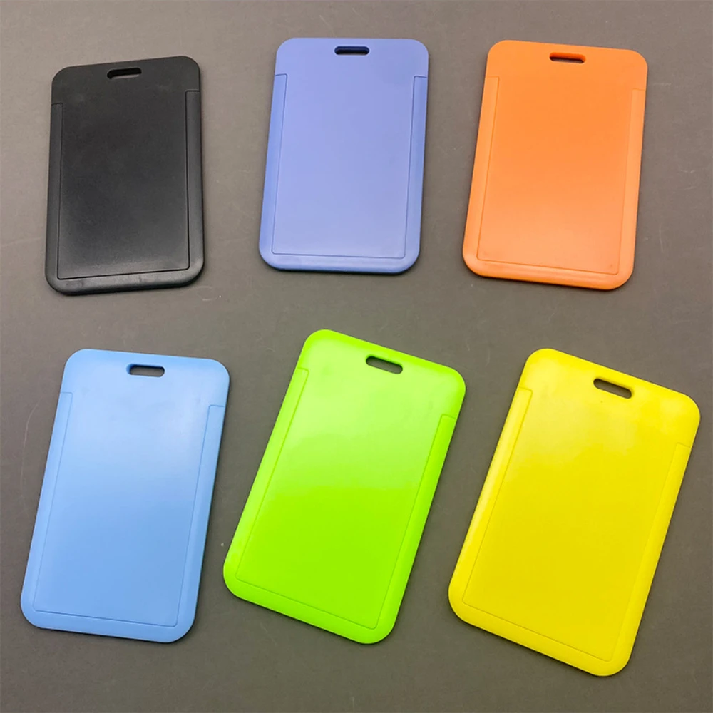1pc Bus and Subway Access Card Covers Plastic Work ID Card Holder Student Meal Cards Case Badge Holder Id Credit