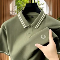 Polo brodé exquis 100 % coton, respirant, confortable pour homme, idéal pour le quotidien et les trajets – Nouvelle collection 2026, article très tendance 1