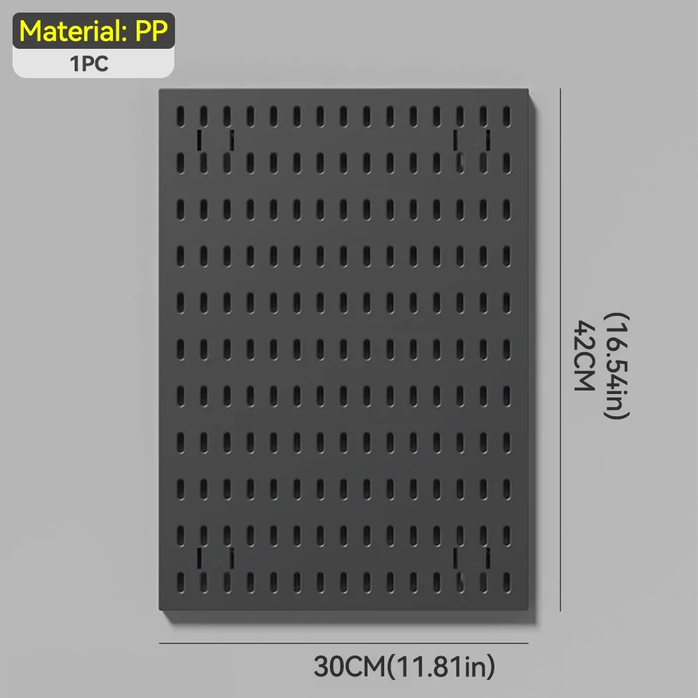 Versatile Wall-Mounted Pegboard Organizer for Home and Office Storage