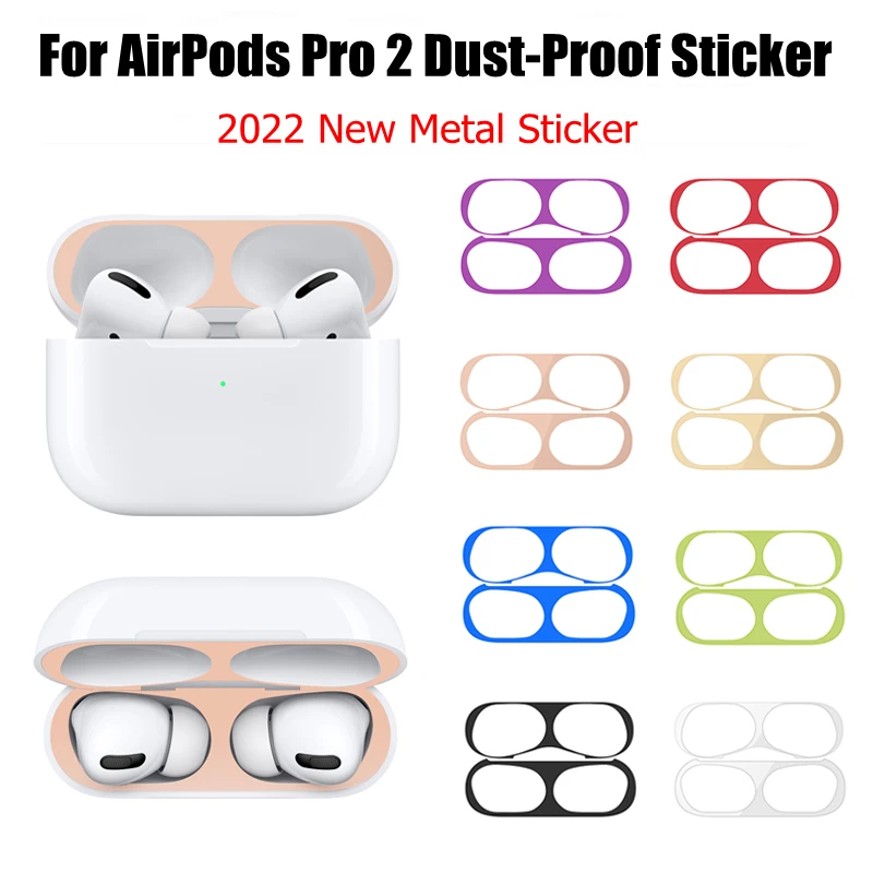 AirPods Pro 2/3用の傷防止粘着フィルム,防塵,USB Type-C用の