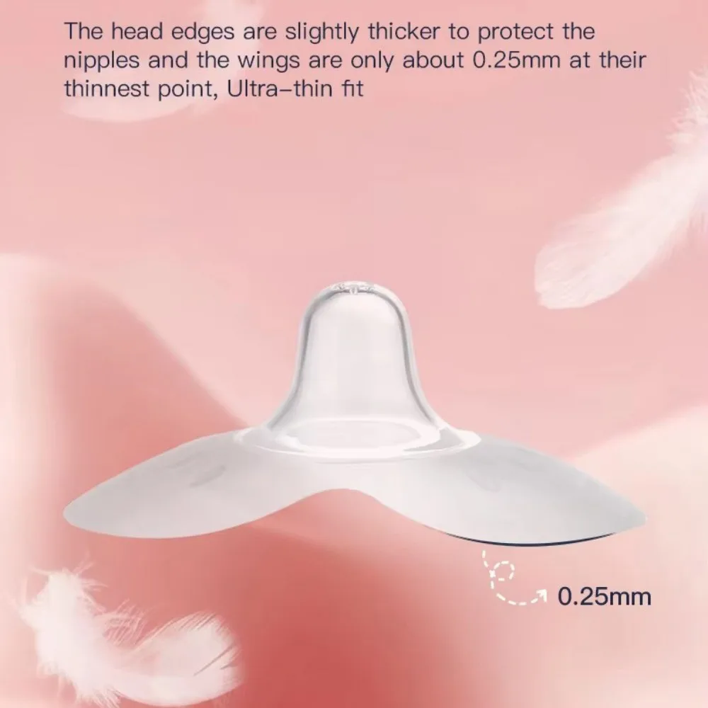 Nipple Shields for Breastfeeding Newborn Contact Nipple Guards for Breast Feeding with Flat Inverted Nipples