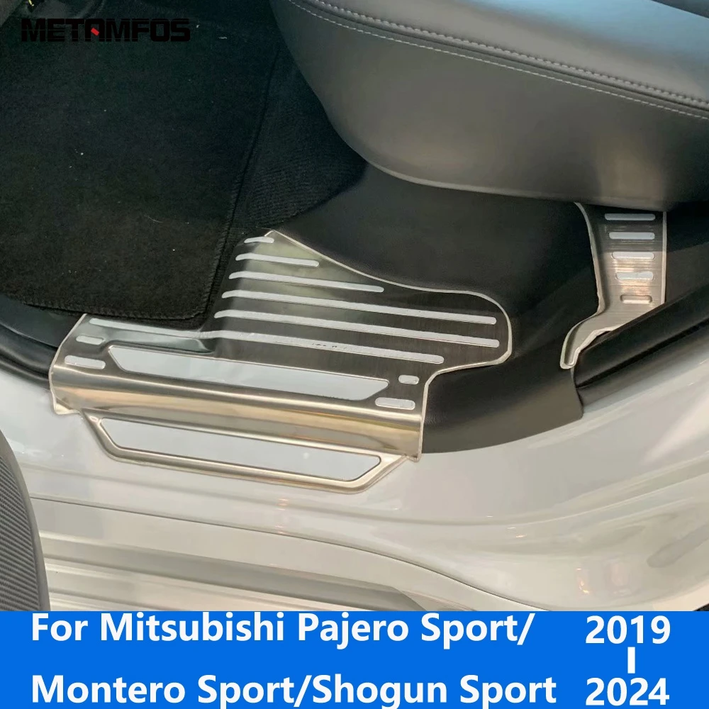 

Накладка на порог внутренняя для Mitsubishi Pajero/Montero/Shogun Sport 2019-2022 2023 2024