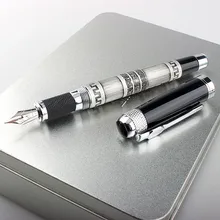 

bronze engraving JinHao Fountain Pen High Quality 0.5mm Nib Office School Supplies Ink Pens New