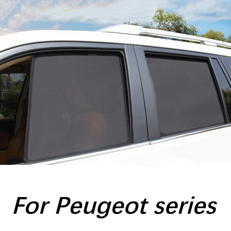 

Car Sun Shade For Peugeot 301 307 308 408 508 2008 3008 5008 GT TRAVELLER 308S T9 Car Sun Shade Side Window Gauze Mesh Sunshade