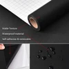 Matte Black Self-Adhesive and Removable Vinyl Wallpaper Waterproof  Contact Paper for Cabinets Countertops Wall Covering 3
