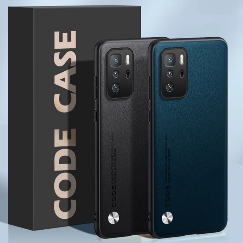 PU Leather Case Silicone Full Camera Protection Phone Case for Xiaomi Poco X3 GT X3GT 5G