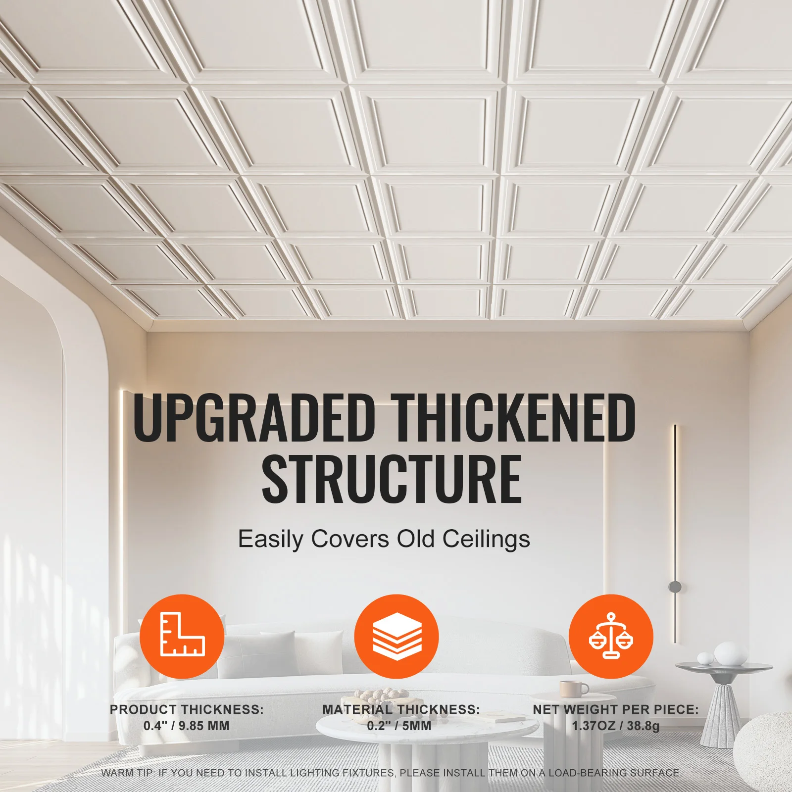 Premium Polystyrene Ceiling Tiles for Home Decoration
