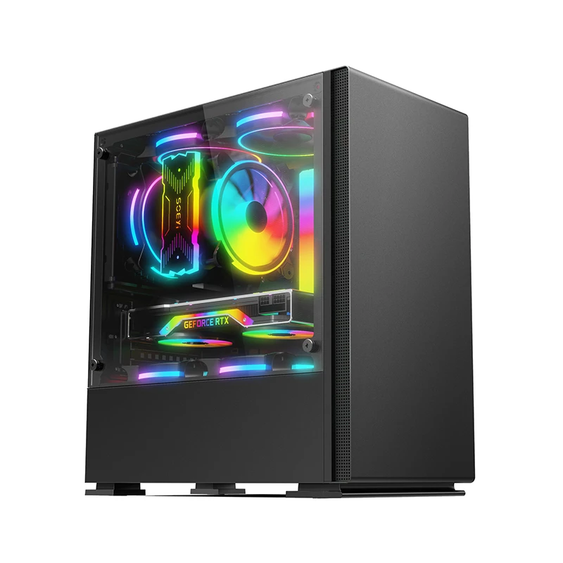 Full Side Through The Chassis Cpu I5 12400f Motherboard B660 Gddr4 16g ...