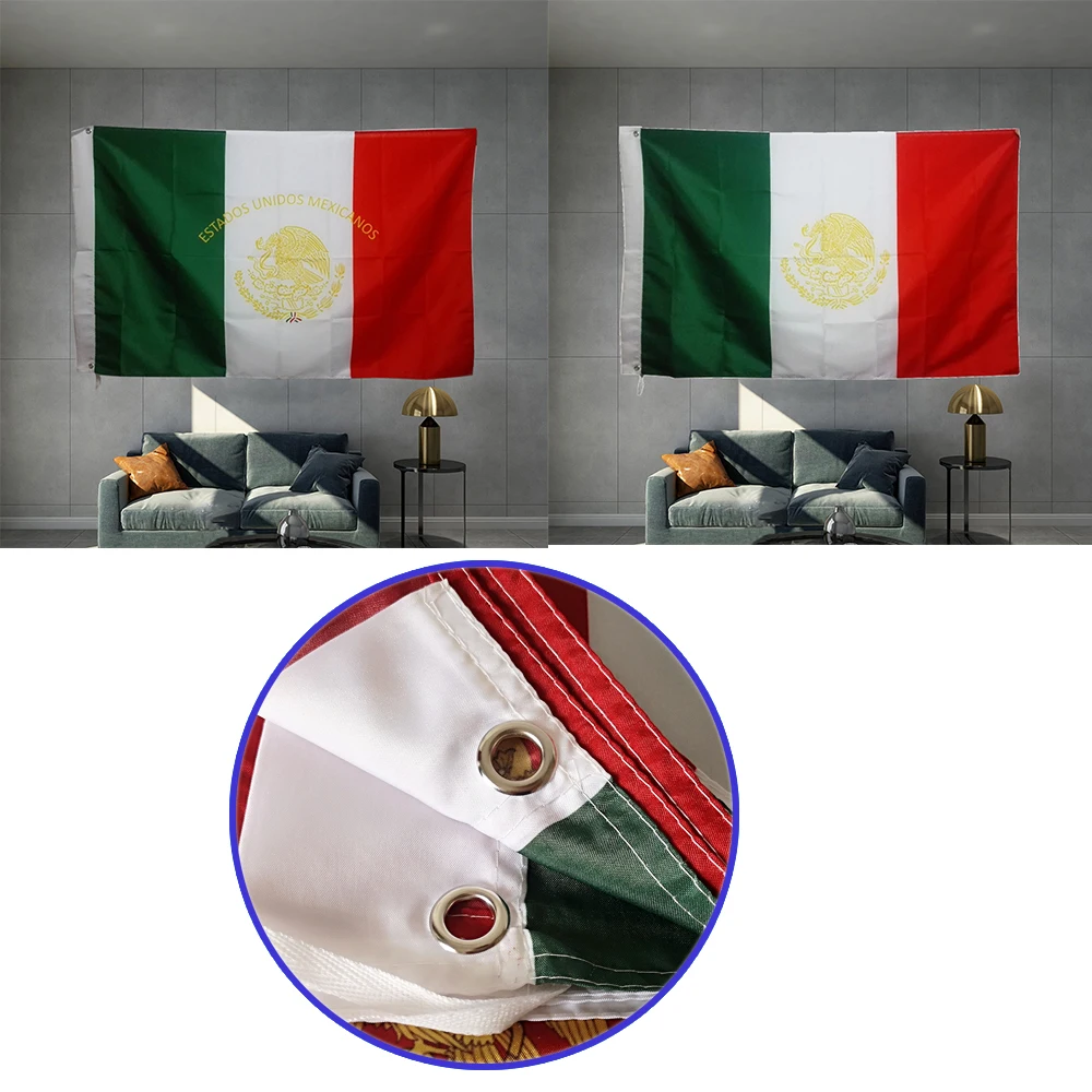 Mexican Flag of Mexico Historical Empire Banner Of Various Periods Design  Outdoor Advertising Banner Decoration Party Graphic