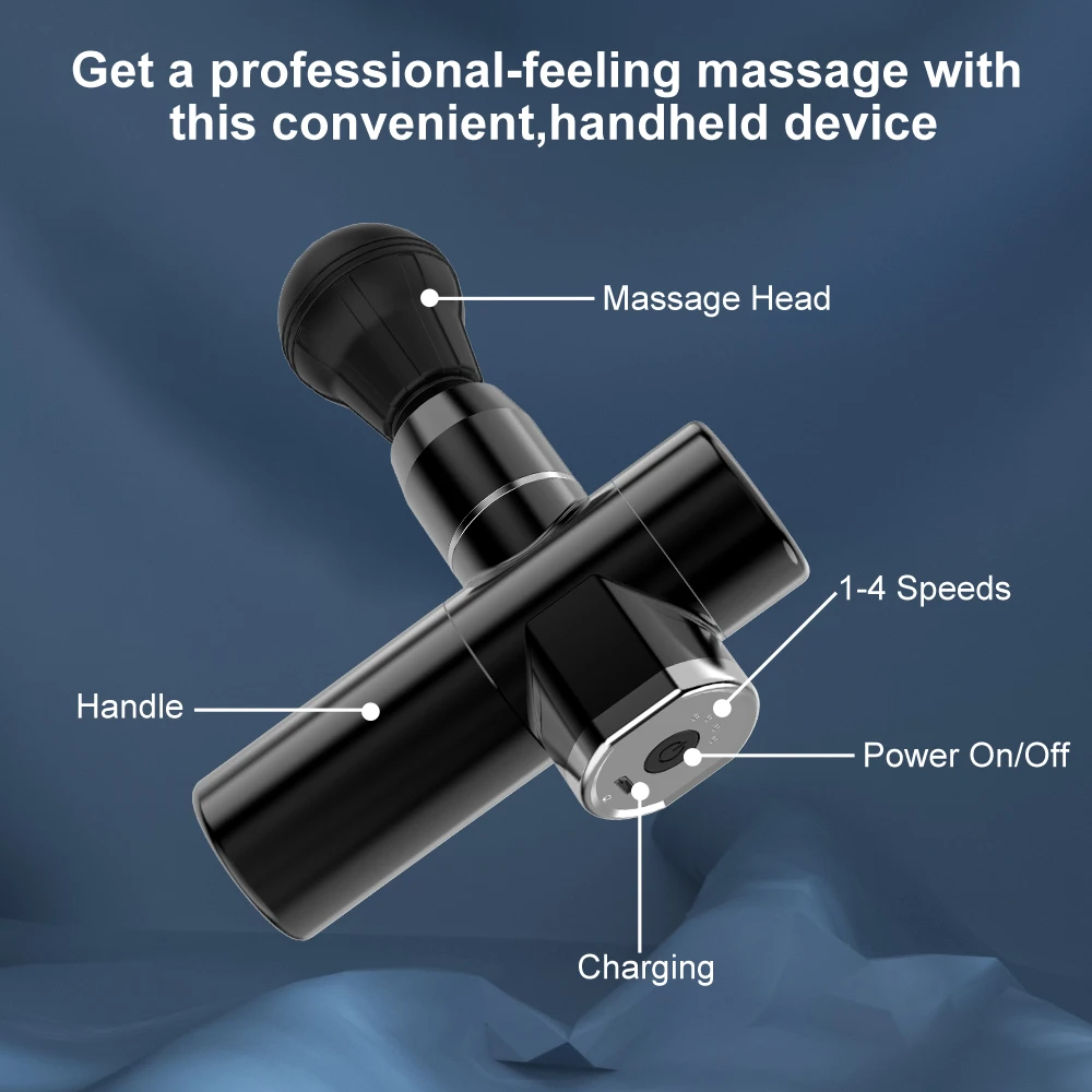 Deep Muscle Massage Gun Electric Massager Mini Fascia Gun Pistol 3 Deep Muscle Massage Gun Electric Massager Mini Fascia Gun Pistol 3