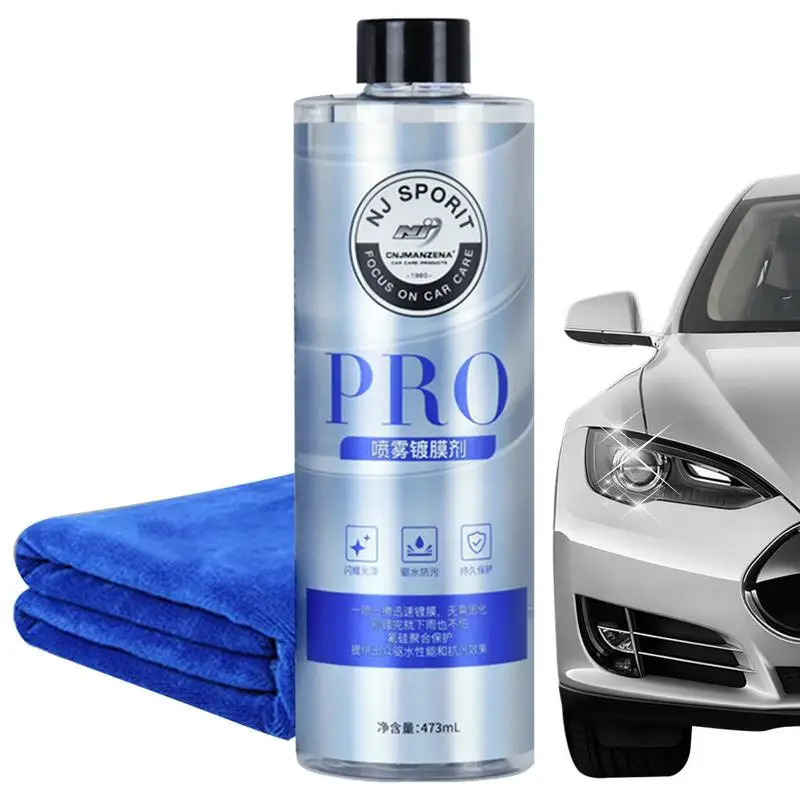 

Quick Coating Spray Wax 473ml Car Coating Nano Mist Anti Fouling Ceramic Nano Spray Auto Shield Coating Car Exterior Restorer