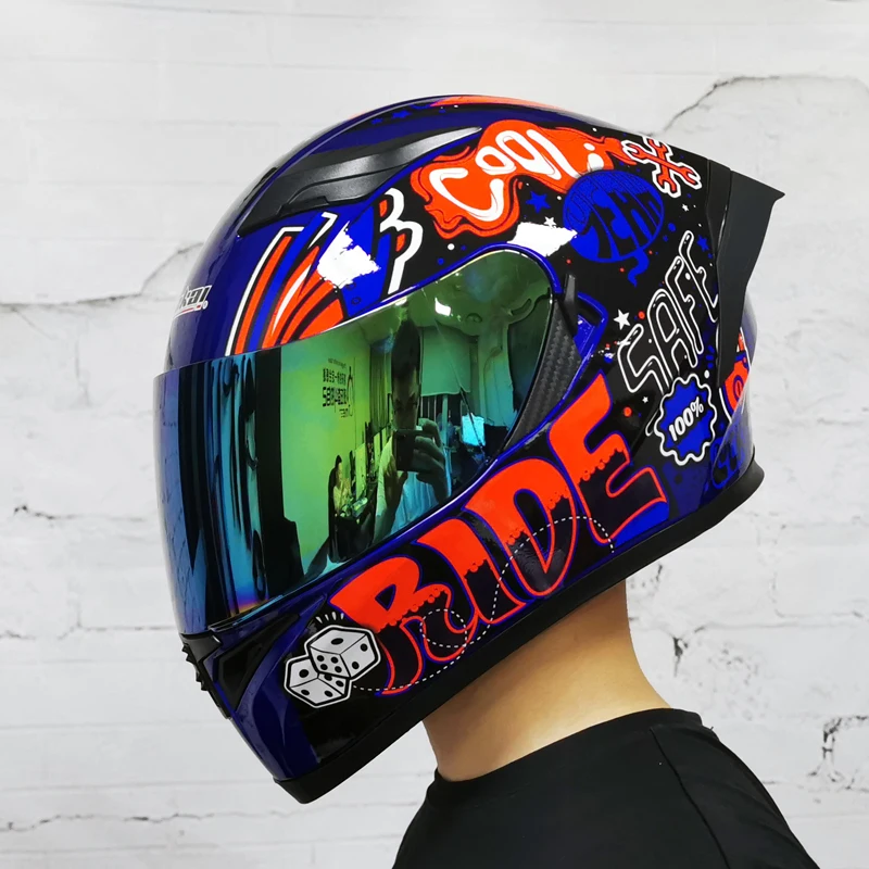 JIEKAI 316  Ǯ ̽  , ̽  , DOT Capacete Casqueiro Casque Motocross , ǰ