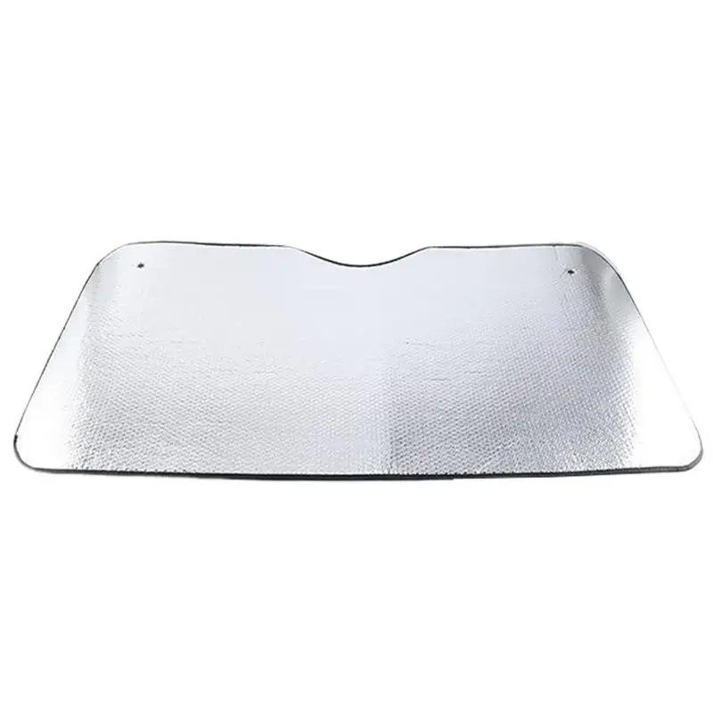 Truck Sunshade Front Windshield Foldable Truck Sun Shade for Windshield Sun and UV Protection Suction Cup Automotive Sunshade