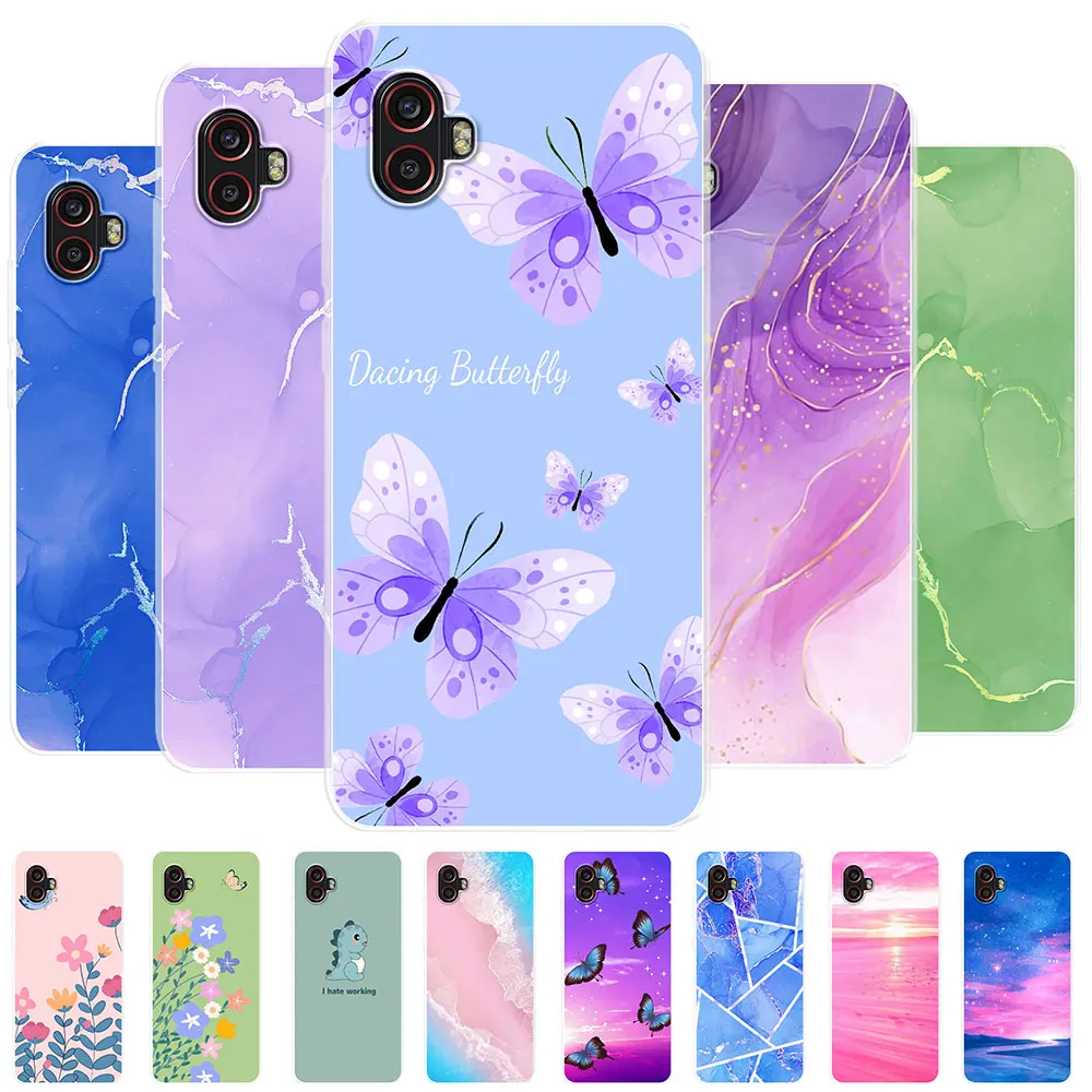 Per Samsung Xcover 6 Pro Custodie Cover Posteriore In Tpu Morbido In Silicone Trasparente Per Samsung Xcover 5 Coque O Samsung Galaxy Xcover Pro 2 Fun
