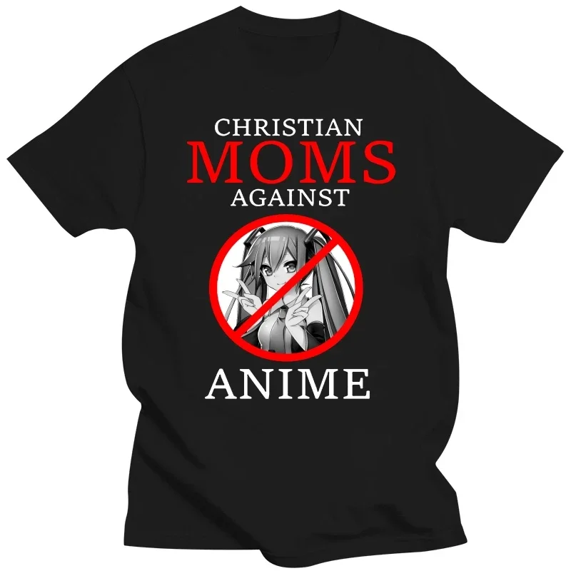 

2024 Hottest Sale Christian Moms Against Anime Comfortabled Couple Tees Hip Hop T-Shirts Streetwears Unsiex Clothes New Clothing