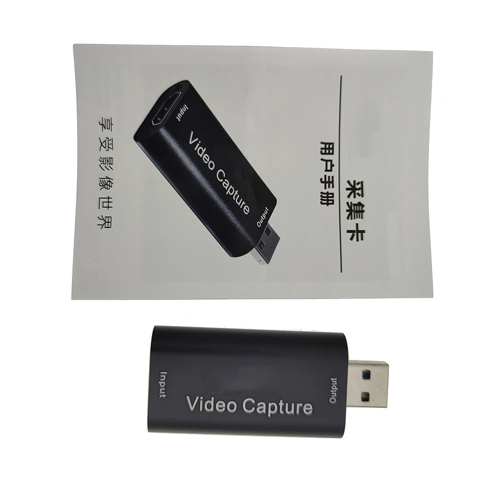 4K HDMI-Compatible Video Capture Card Streaming Board Capture USB 3.0 1080P Card Grabber Recorder Box for PS4 Game DVD Camera