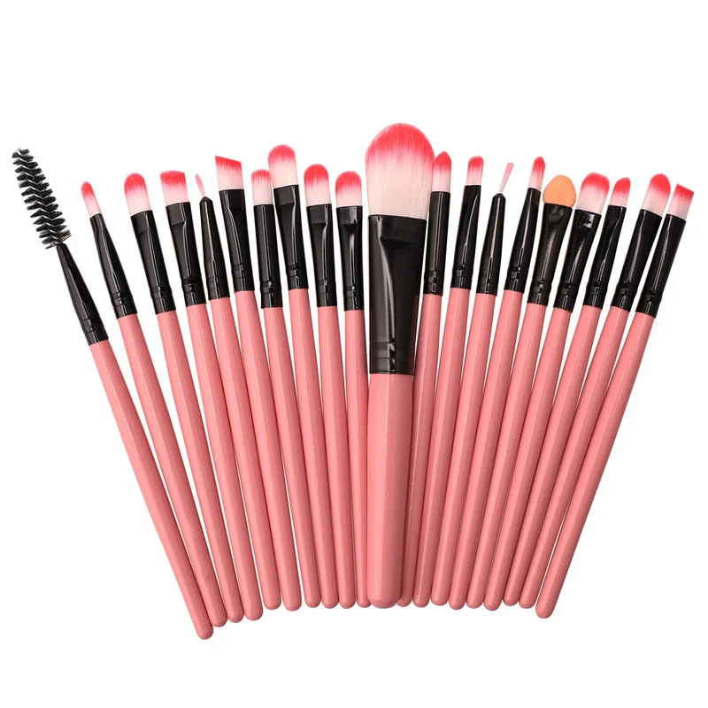 

Sdatter 20Pcs Makeup Brushes Tool Set Cosmetic Powder Eye Shadow Foundation Blush Blending Beauty Make Up Brush