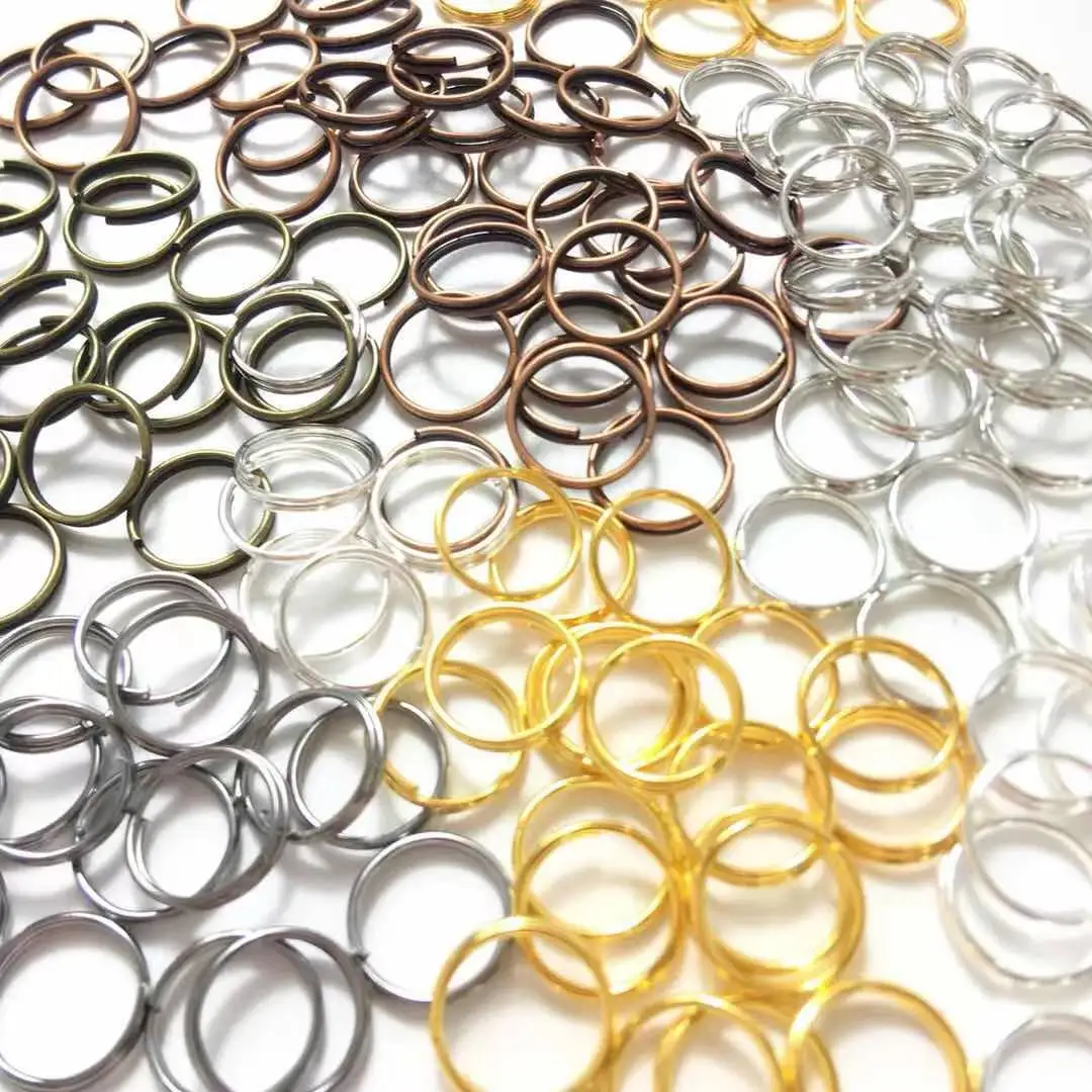 

High Quality 200 Pcs 4mm 5mm 6mm 7mm 8mm 10mm jump ring Connector Fit DIY Necklace Earring Bracelet Anklet Jewelry Makings