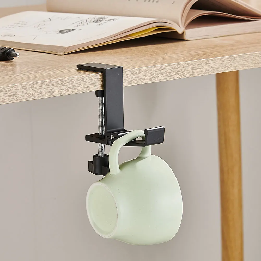 Adjustable No Punch Table Clip Hook Headphone Holder Gaming Headphone Holder Miscellaneous Storage Hanging Home Universal Hook