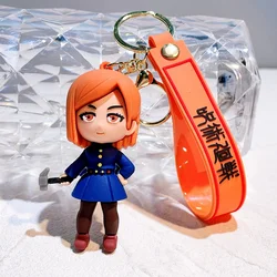 Whimsical Anime Battle Keychain Pendant - Cute Gojo Figure (5)