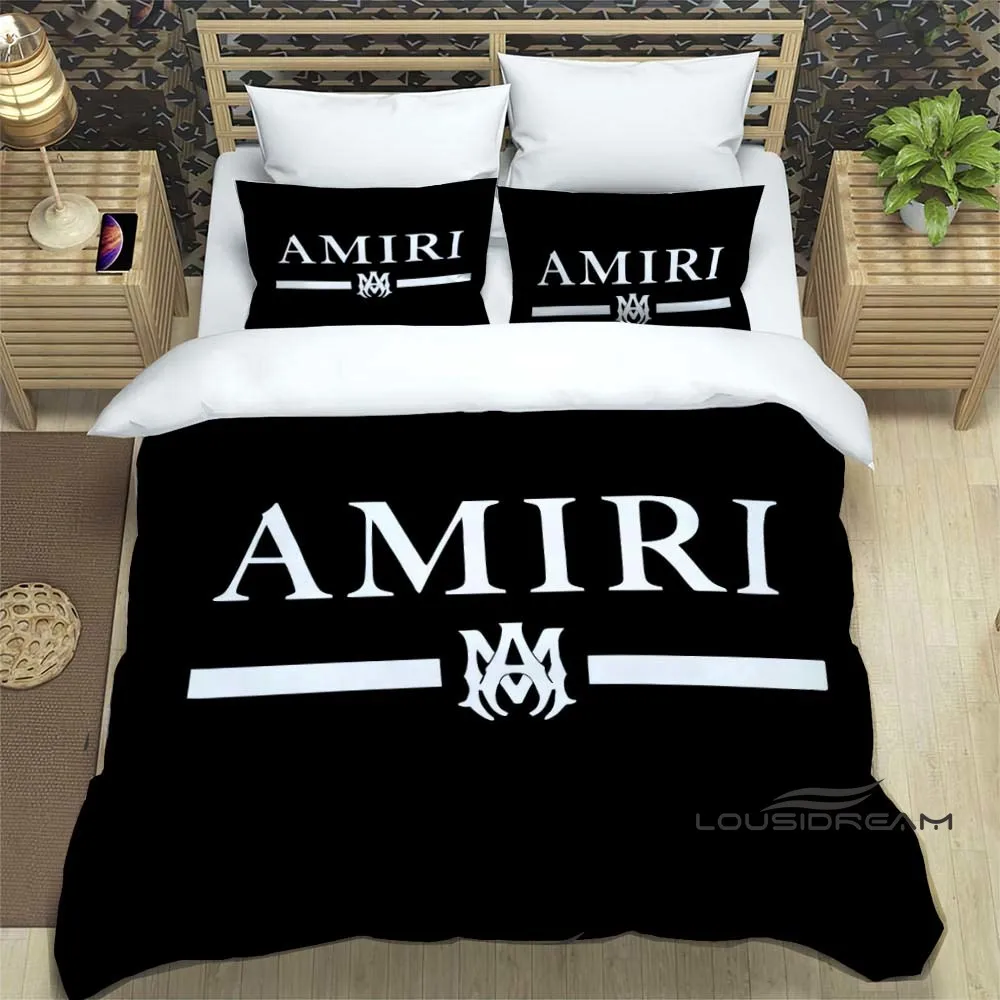 Fashion Amiri Bedding Set Stampa 3D Decorazione Della Casa Boy Girl King Size Bedding Set Copripiumino Federa Cas