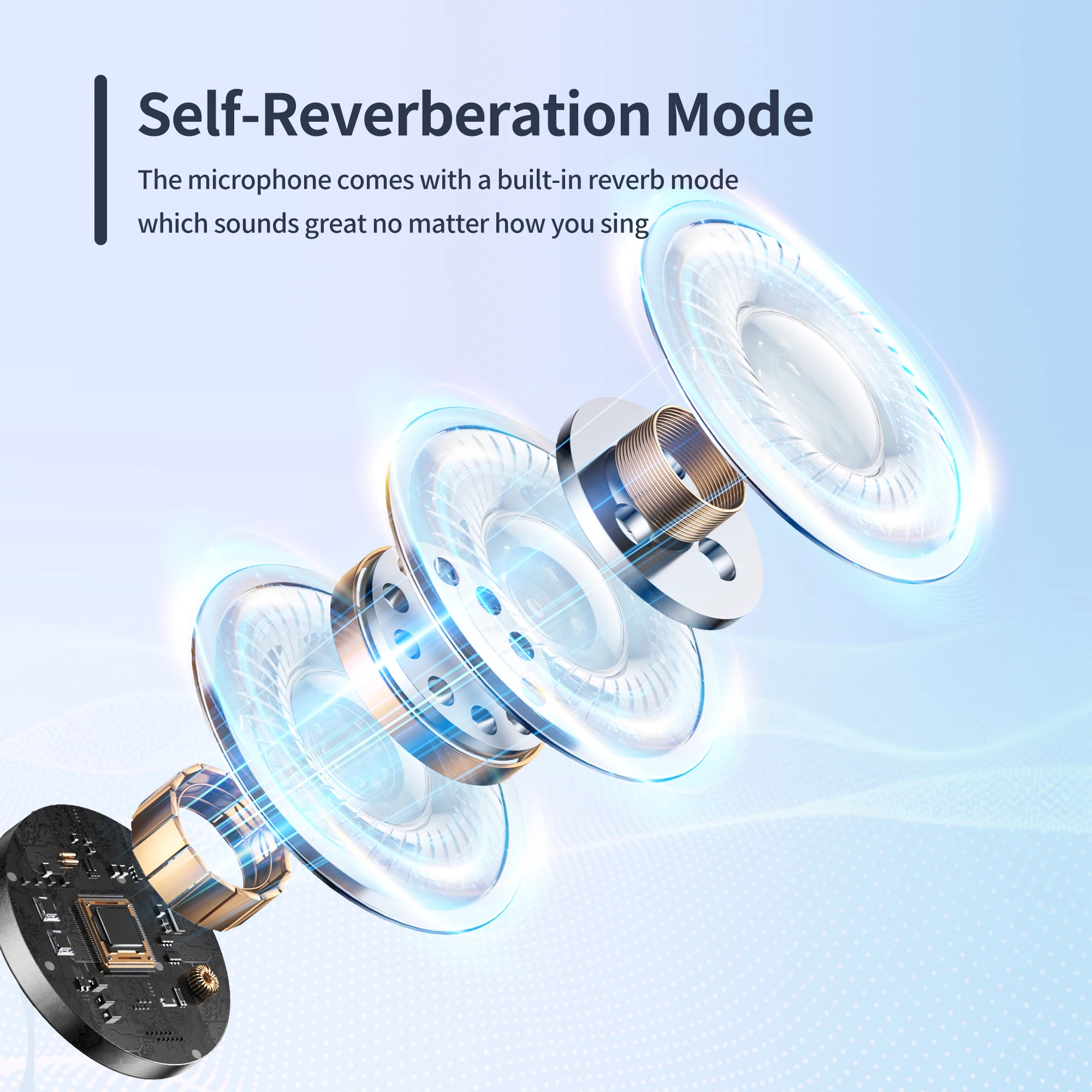 ميكروفون كاريوكي لاسلكي ، ميكروفون محمول باليد ، م...