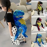 Cute Parent Child Dinosaur Bag Student Backpack Big Cartoon School Children Mochilas Dinosaur Toy Backpack Messenger Bags 1