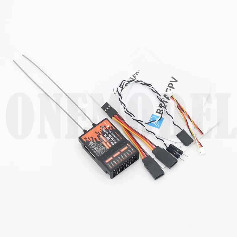 BETAFPV SuperP 14CH PWM Diversity Receiver ELRS 2.4Ghz/915MHz with Dual Antenna Dual Reception For RC FPV aircraft  Boats Drones 5