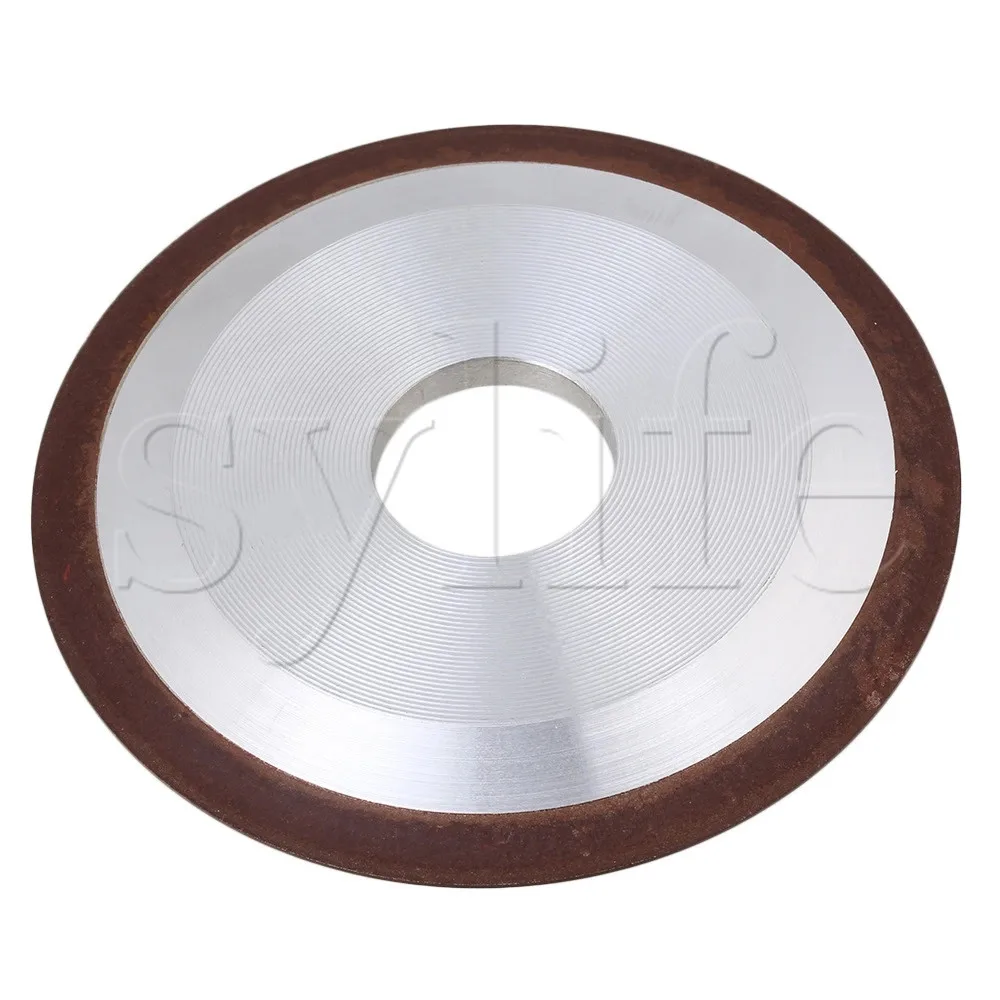 One Tapered Side Plain Resin Diamond Grinding Wheel Cutter Grinder 125mm Dia