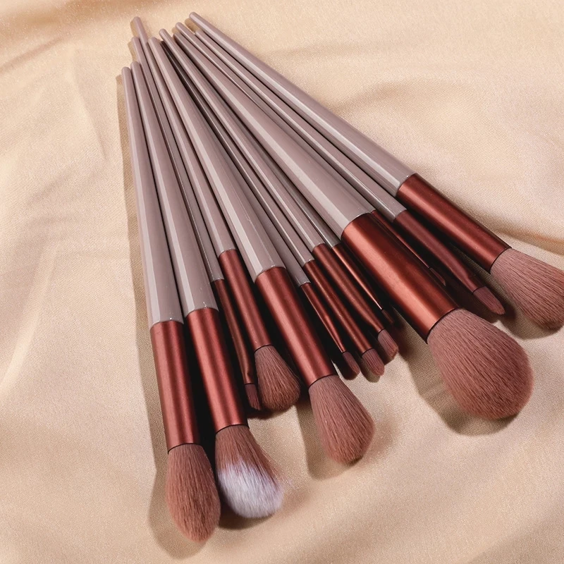 

13Pcs Makeup Brush Set Cosmetic Powder Eye Shadow Foundation Blush Blending Concealer Beauty Make Up Tool Brushes