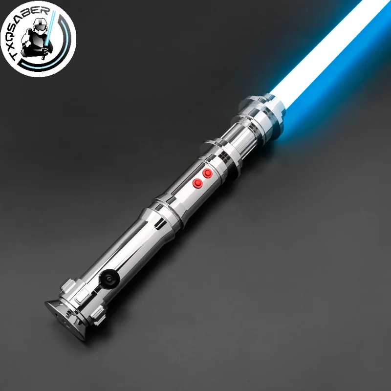 Txqsaber Walter Lightsaber Smooth Swing Metal Hilt Heavy Dueling Sounds Colors Change Pixel Jedi Laser Sword Cosplay Toys Gifs